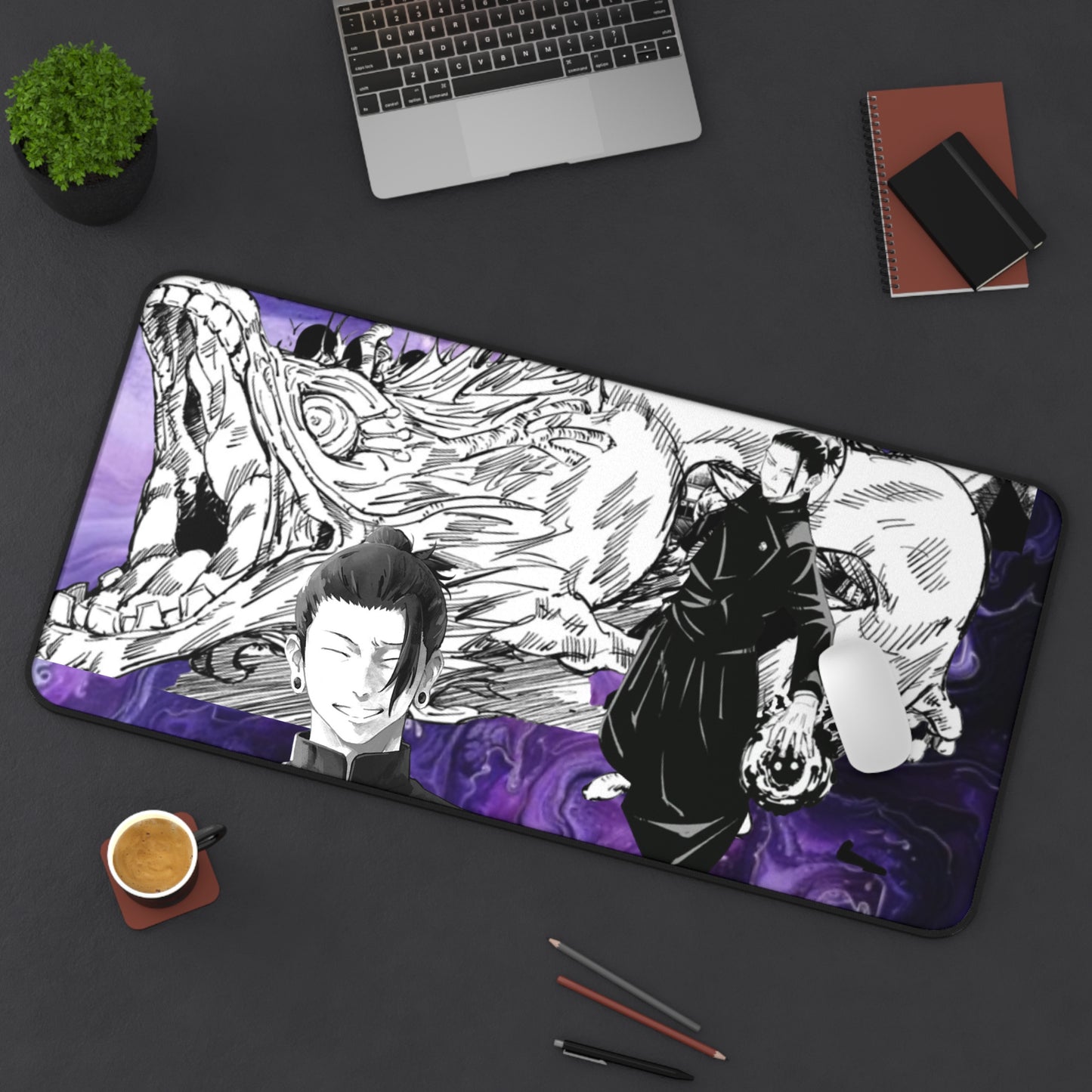 Jujutsu Kaisen-Inspired 'Young Geto' Manga Rainbow Dragon Desk Mat
