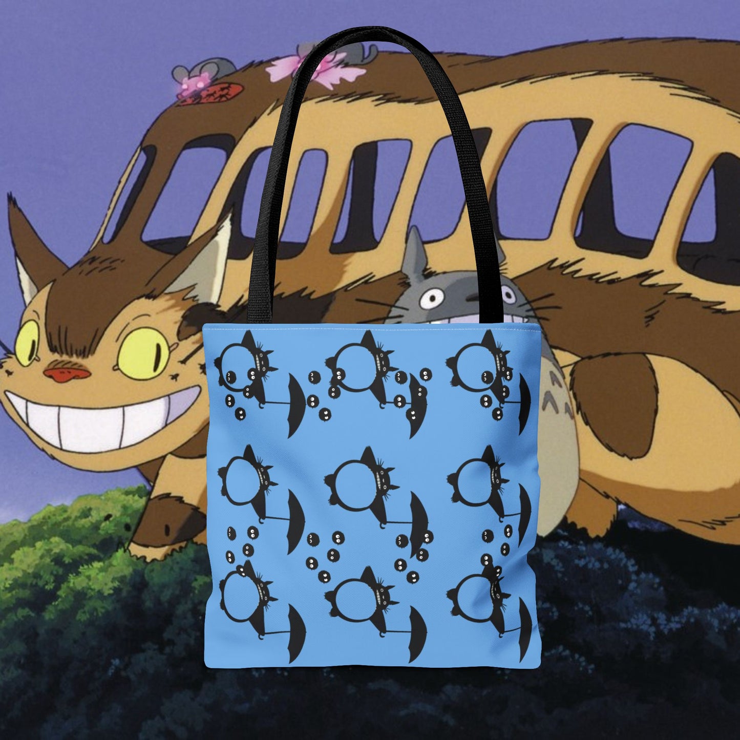 Studio Ghibli Totoro-Inspired Tote Bag — Cute Anime AOP Carryall