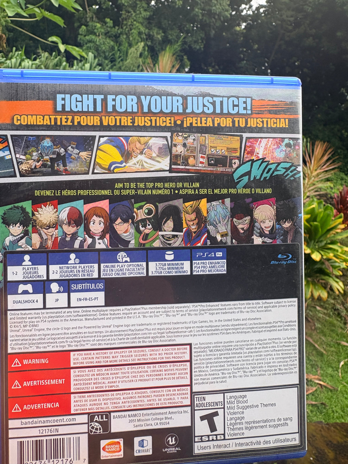 My Hero One’s Justice PS4