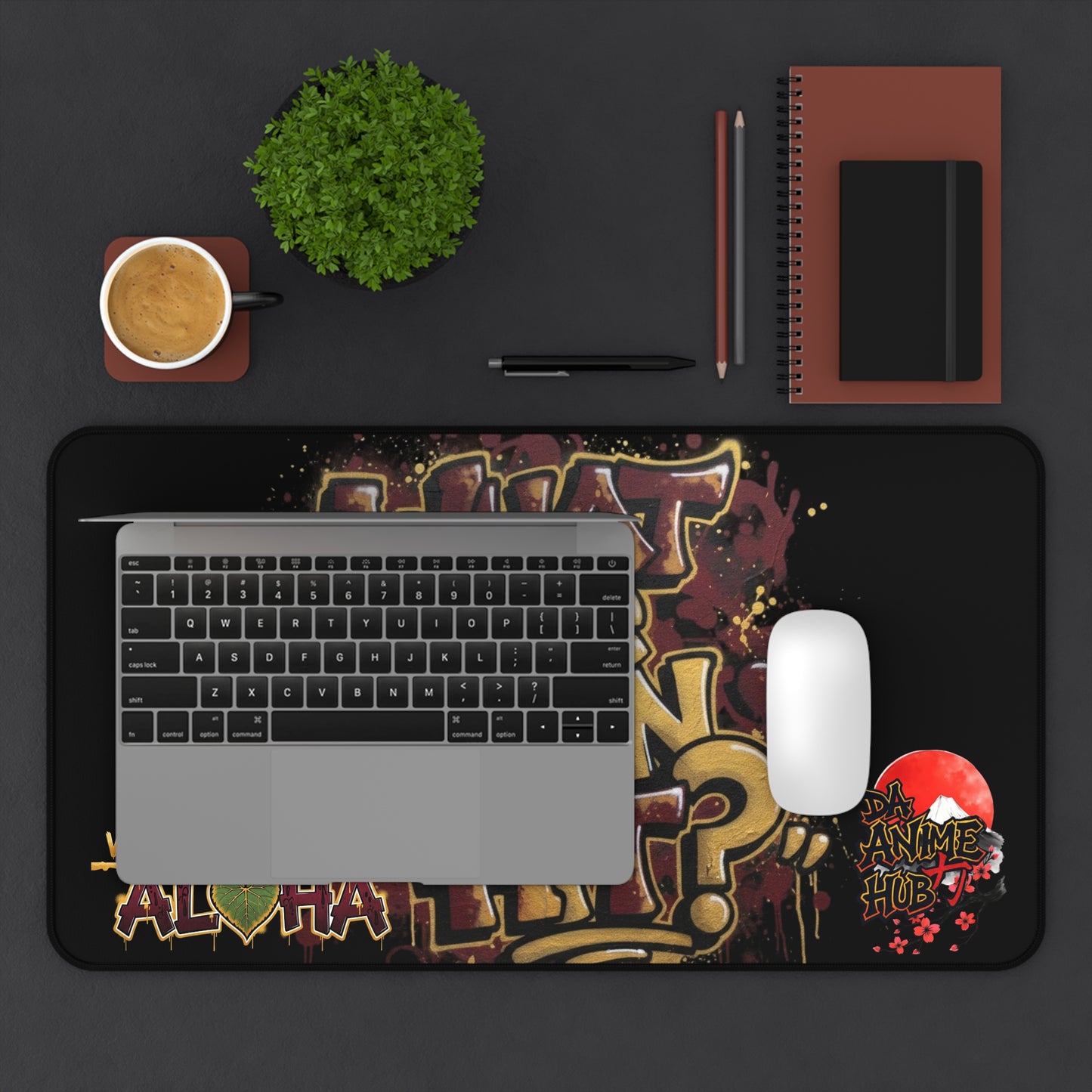 "What We Wen Hit?" Pack Ripz Deskmat