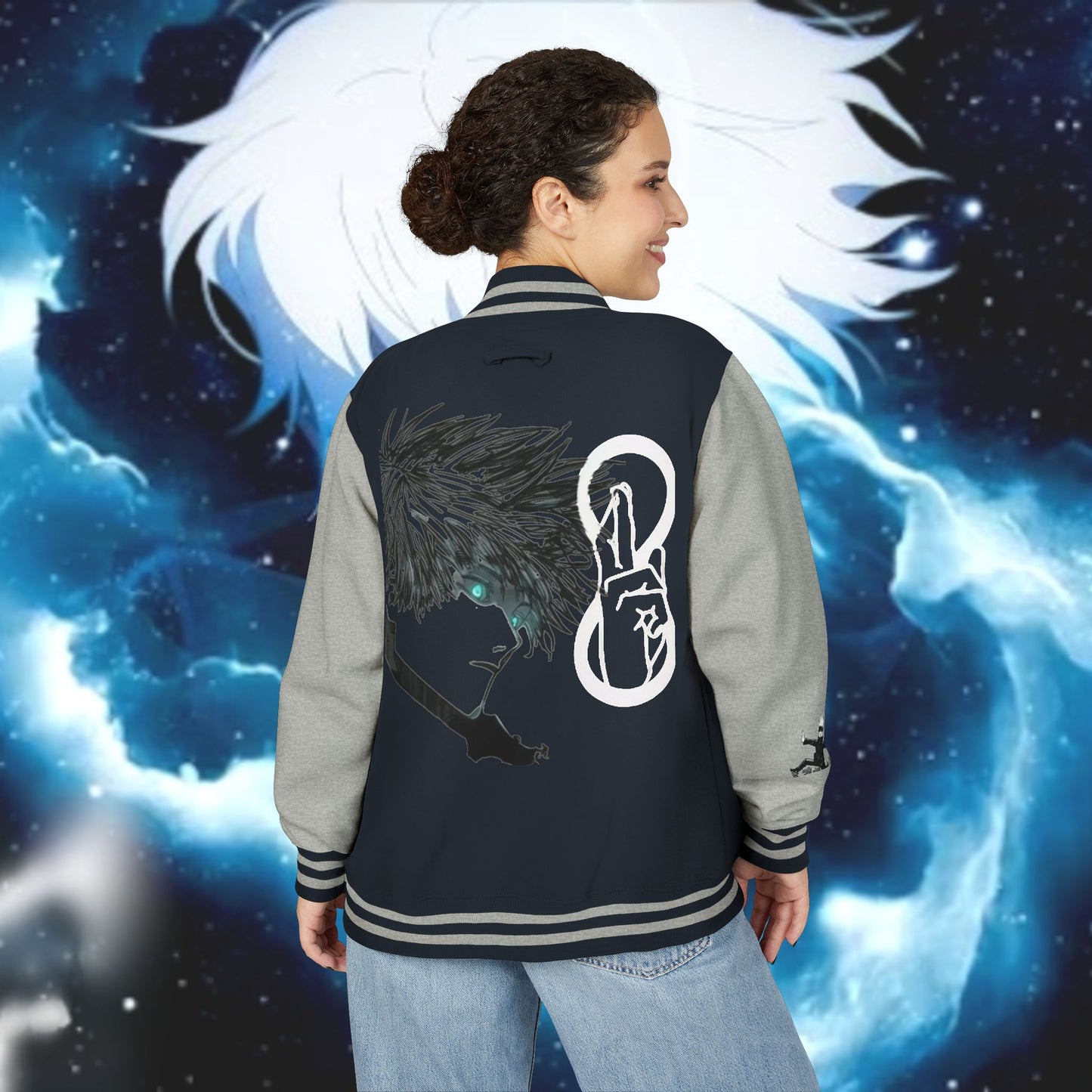 Gojo Satoru Infinite Void Letterman Jacket