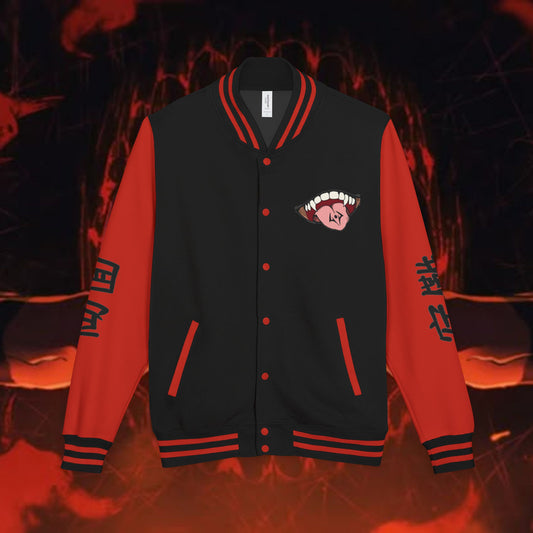 Ryomen Sukuna Varsity Jacket — Jujutsu Kaisen Letterman Jacket