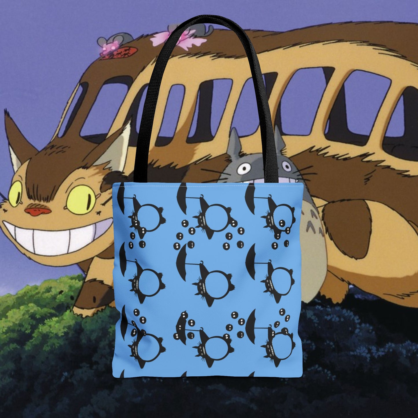 Studio Ghibli Totoro-Inspired Tote Bag — Cute Anime AOP Carryall