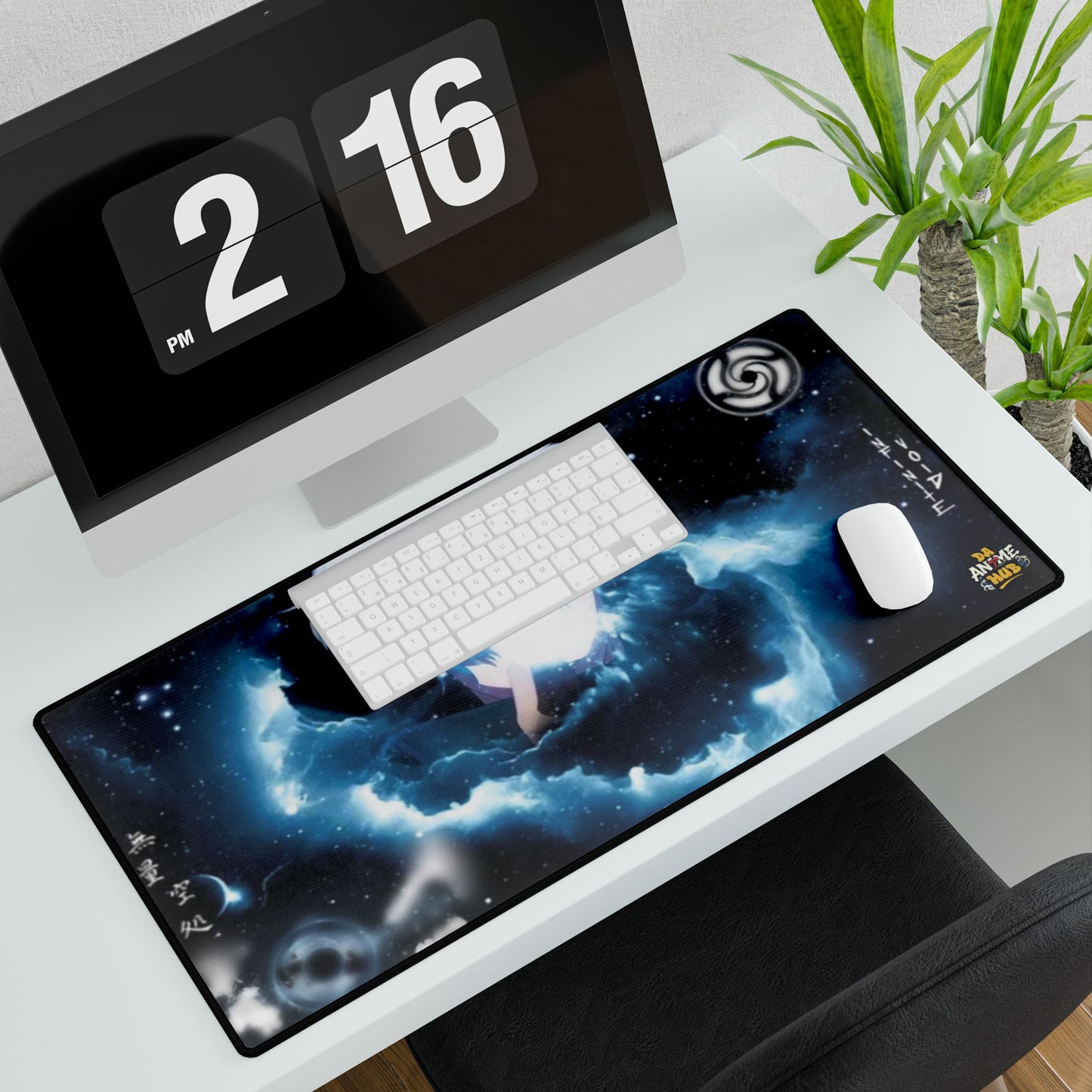 Infinite Void Anime Desk Mat — Domain Expansion Gaming Mouse Pad