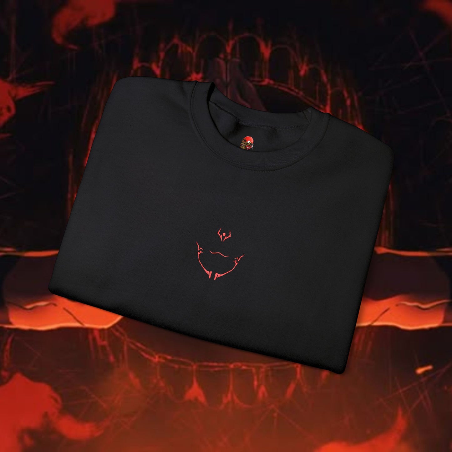 King of Curses Embroidered Crewneck Sweatshirt