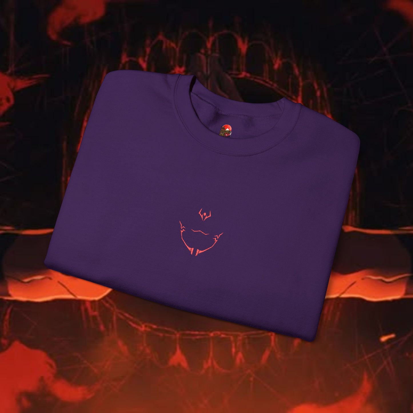 King of Curses Embroidered Crewneck Sweatshirt