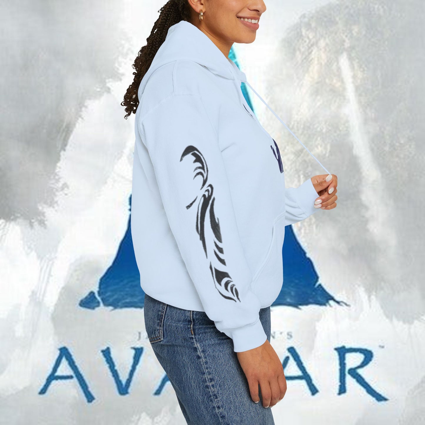 Avatar: Way of Water Na'Vi Hoodie — Indigenous-Inspired Design