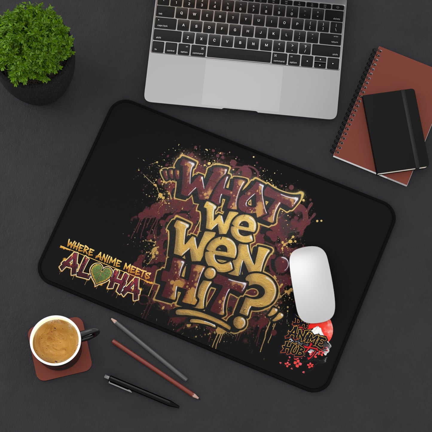 "What We Wen Hit?" Pack Ripz Deskmat
