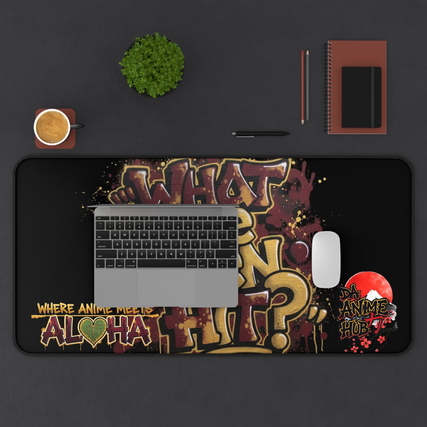 "What We Wen Hit?" Pack Ripz Deskmat