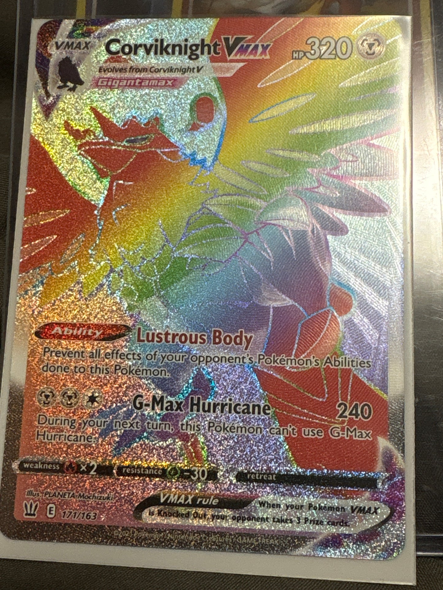 Rainbow Corviknight VMax