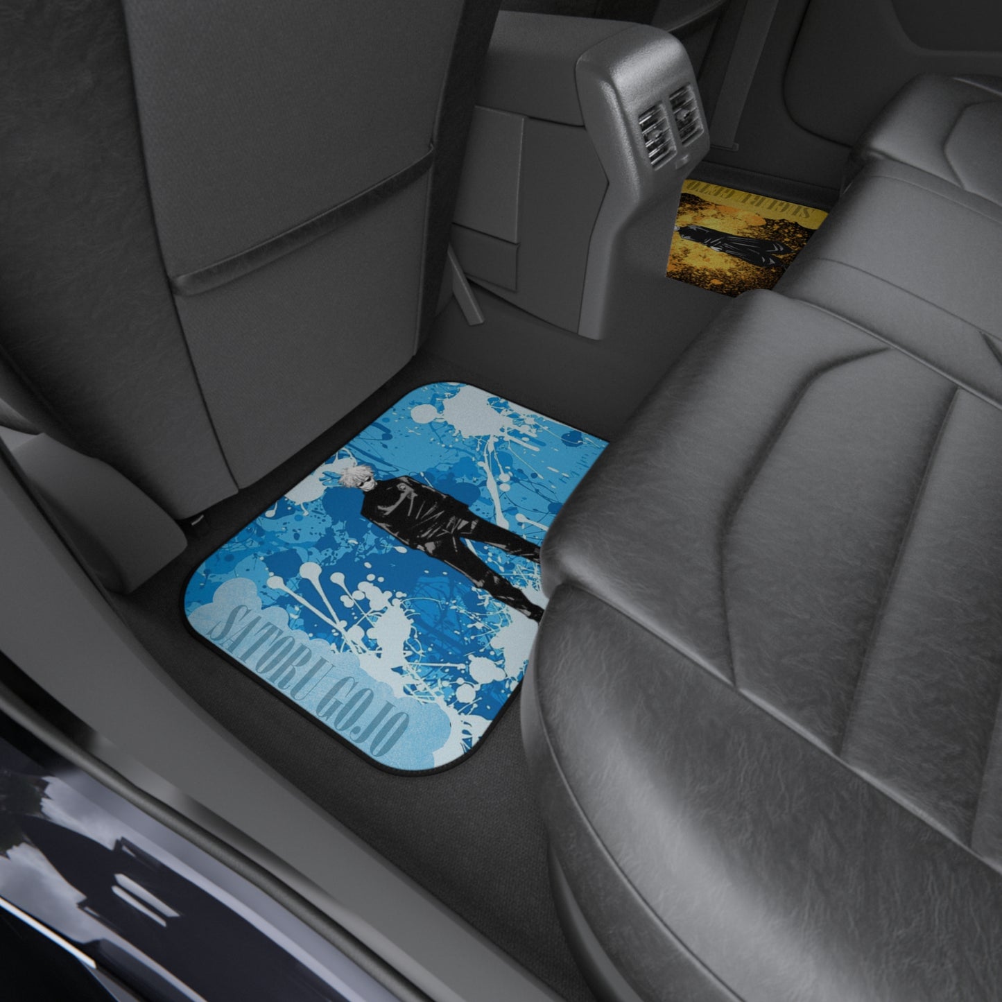 Strongest Duo -Car Floor Mats Set of 4 — Stylish Jujutsu-Inspired Character Design