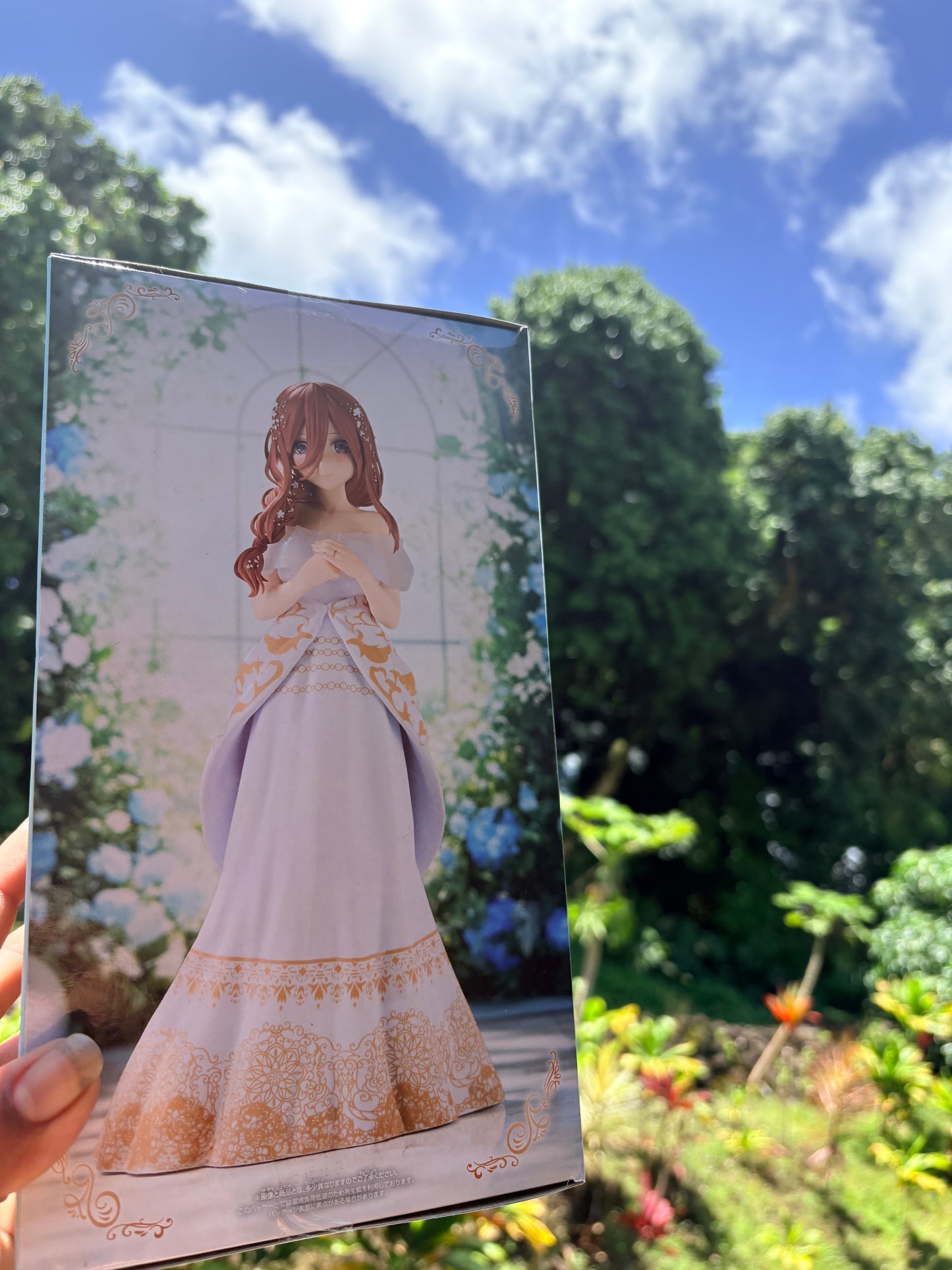 Banpresto Miku Nakano figure "Animation Original Art Exhibition" wedding edition