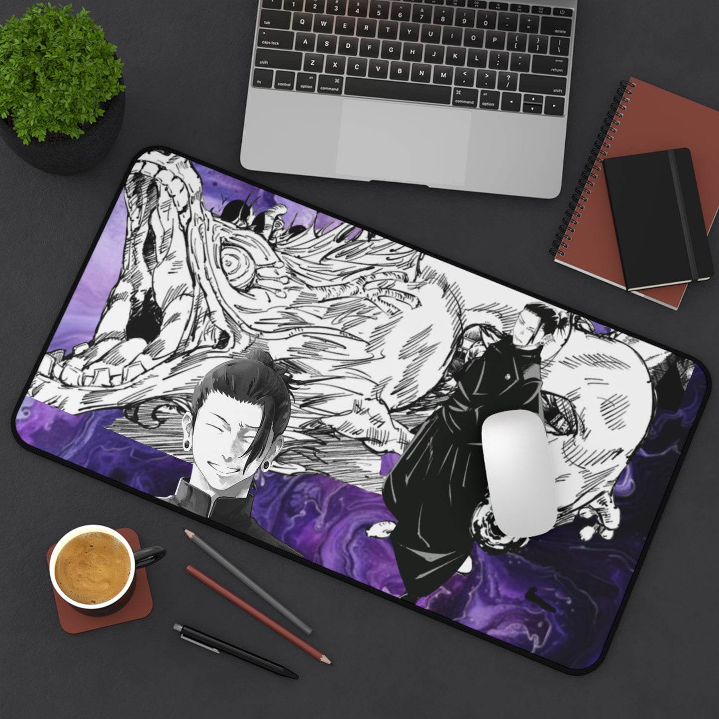 Jujutsu Kaisen-Inspired 'Young Geto' Manga Rainbow Dragon Desk Mat