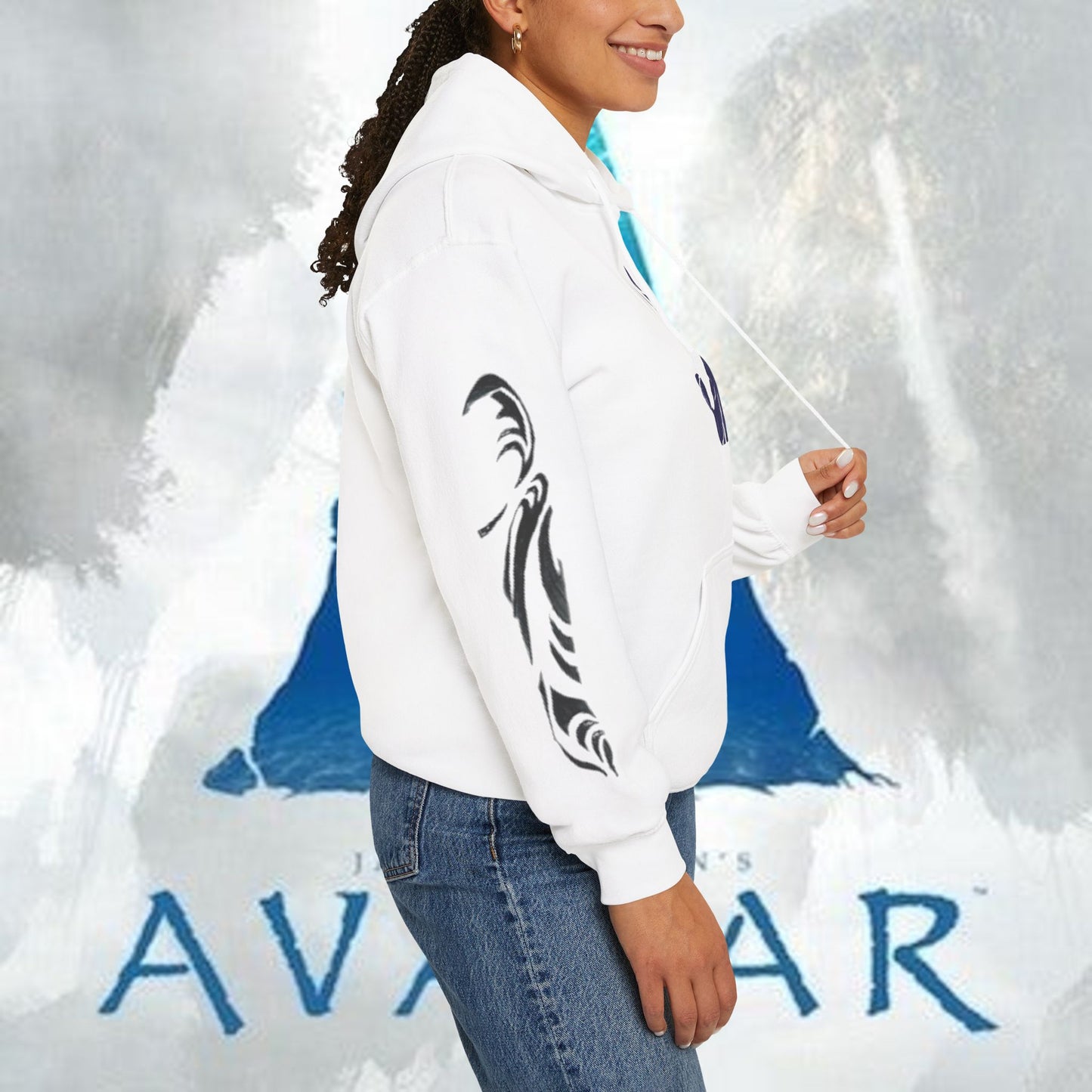 Avatar: Way of Water Na'Vi Hoodie — Indigenous-Inspired Design