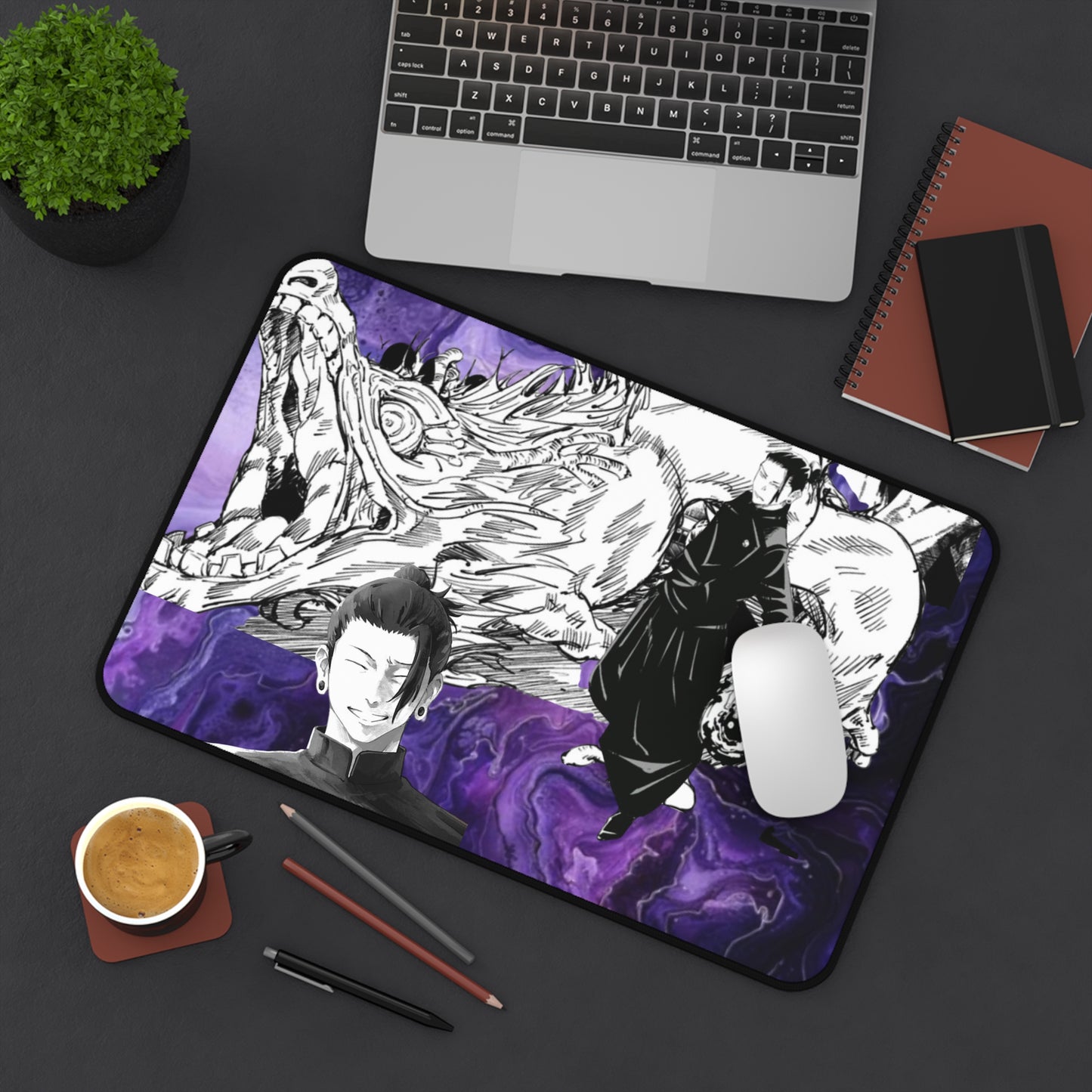 Jujutsu Kaisen-Inspired 'Young Geto' Manga Rainbow Dragon Desk Mat
