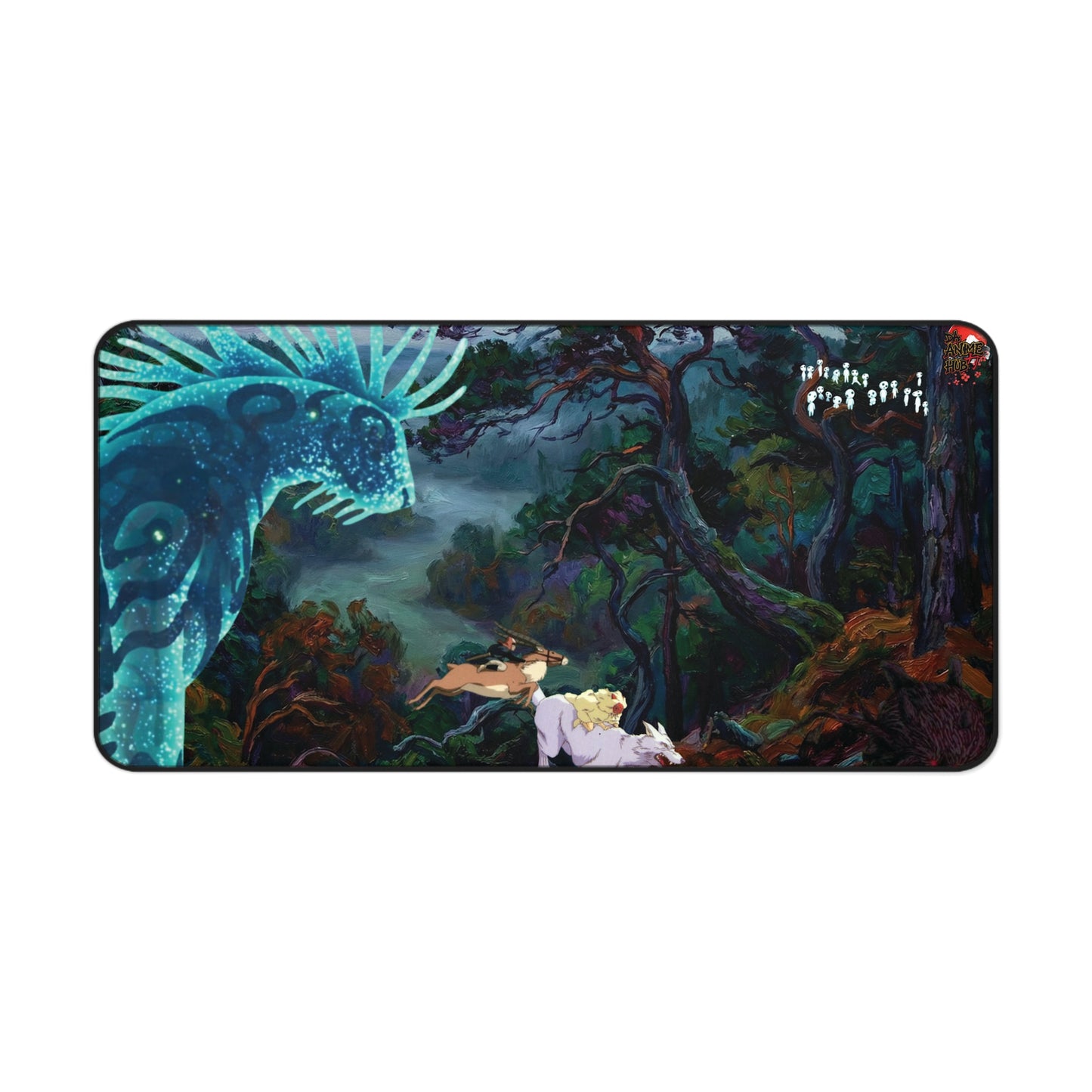 Dark Ominous Forest Desk Mat — Princess Mononoke ‘Bringer of Death’ Mouse Pad