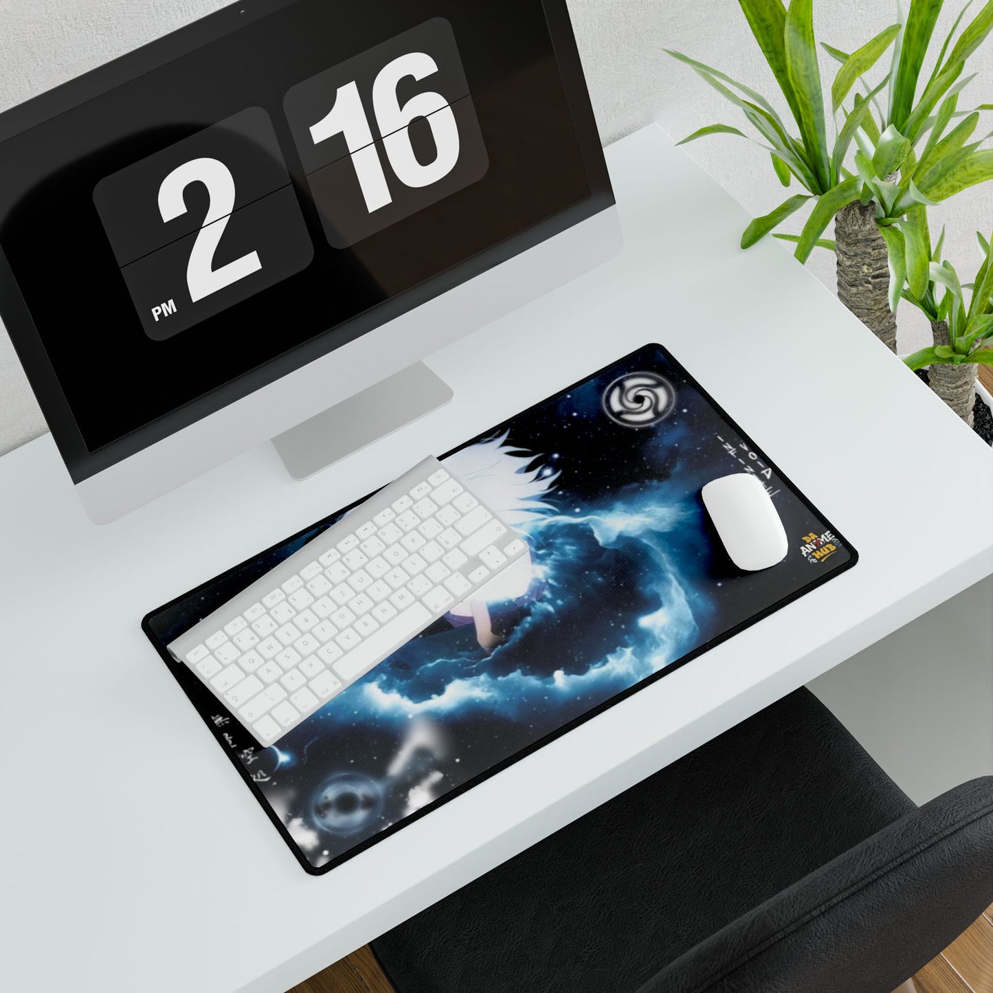 Infinite Void Anime Desk Mat — Domain Expansion Gaming Mouse Pad