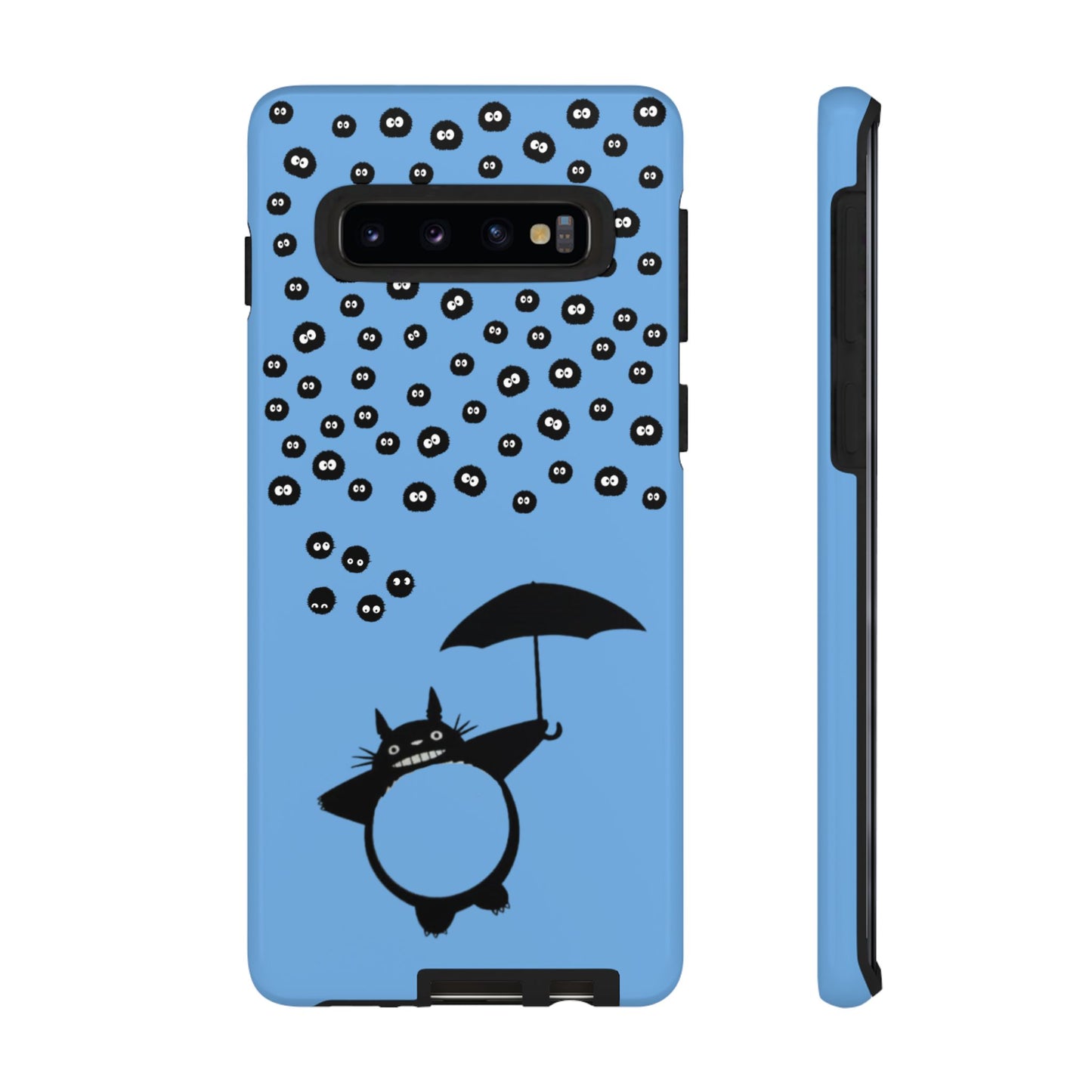 Totoro Umbrella Phone Case – Studio Ghibli-Inspired Totoro Soot Sprite Design