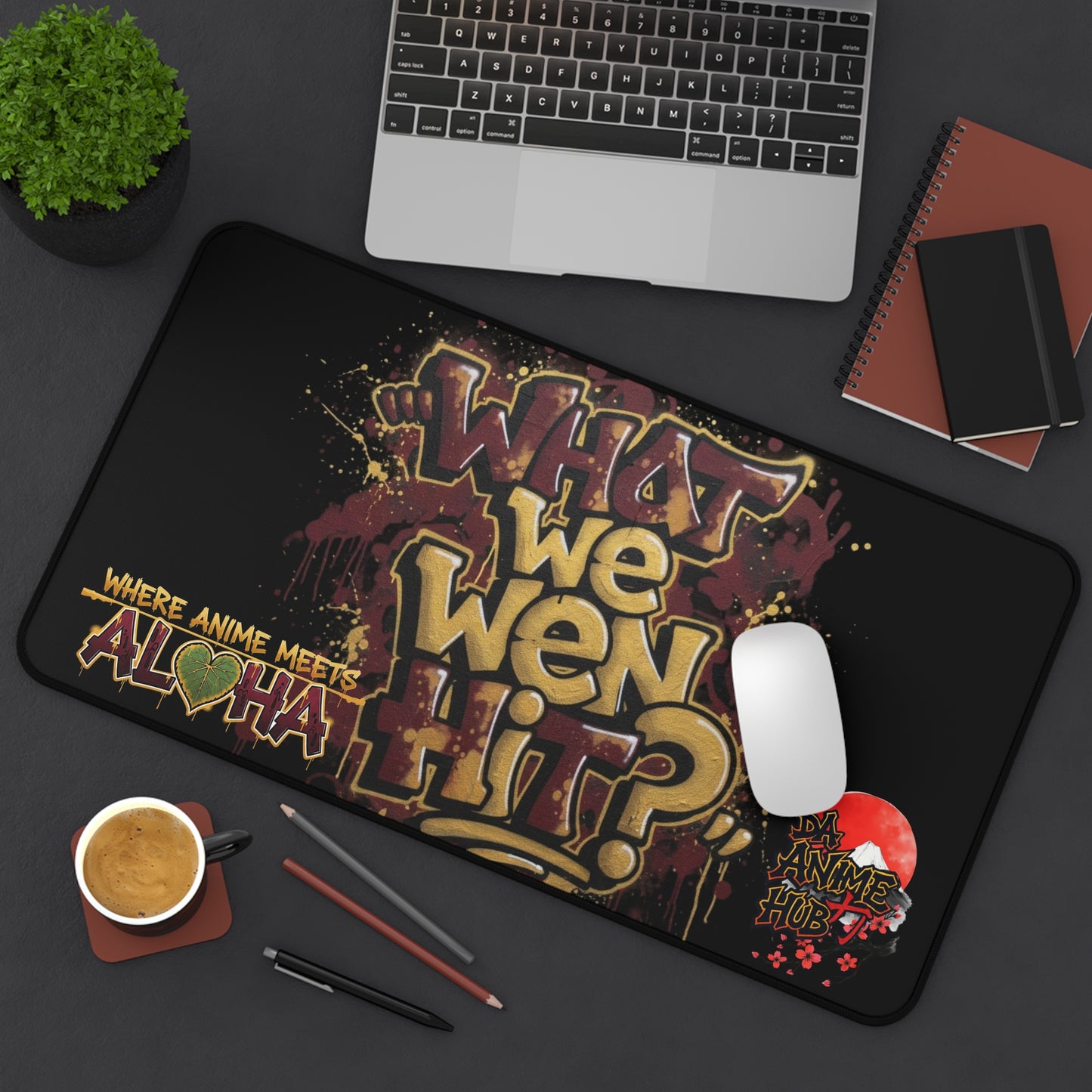 "What We Wen Hit?" Pack Ripz Deskmat