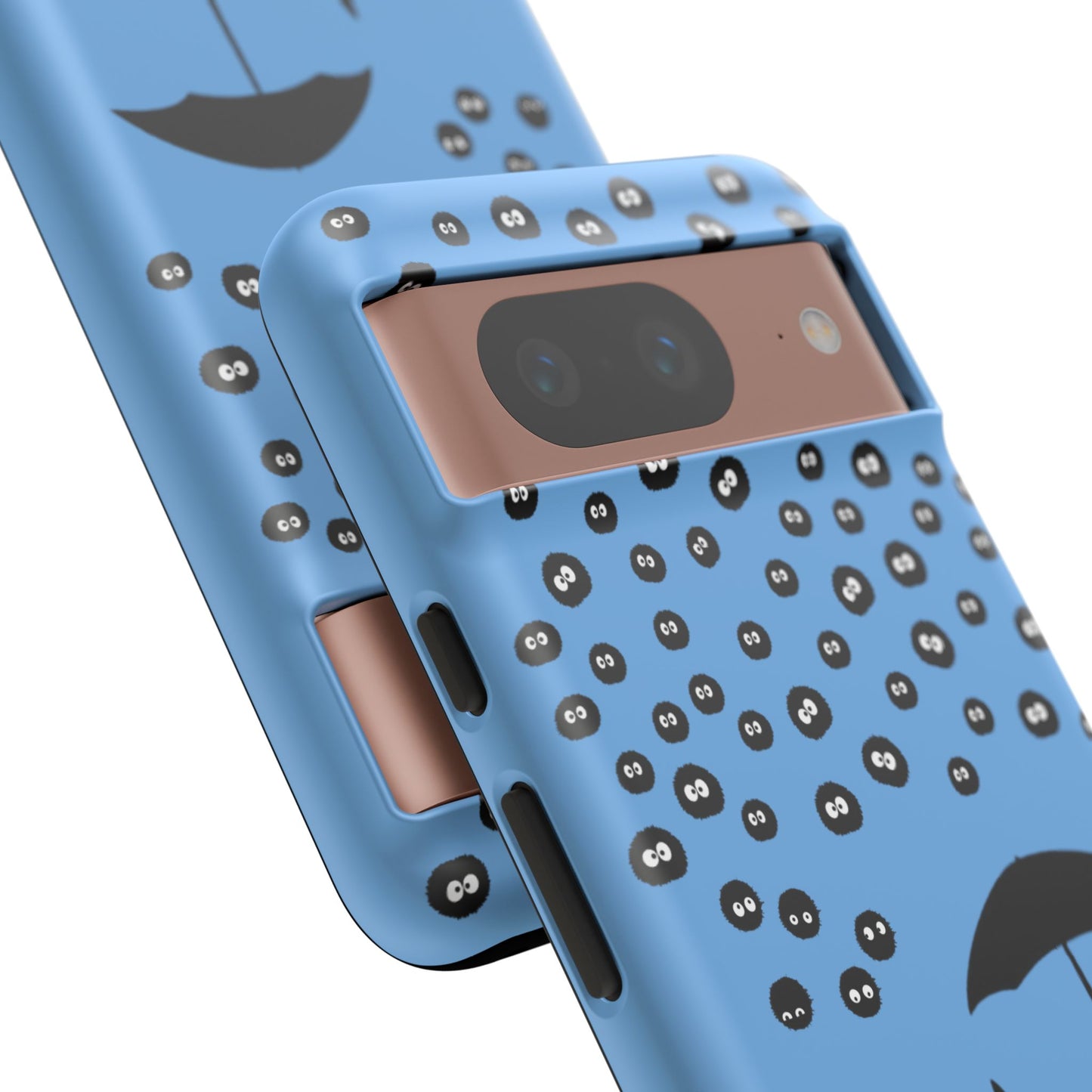 Totoro Umbrella Phone Case – Studio Ghibli-Inspired Totoro Soot Sprite Design