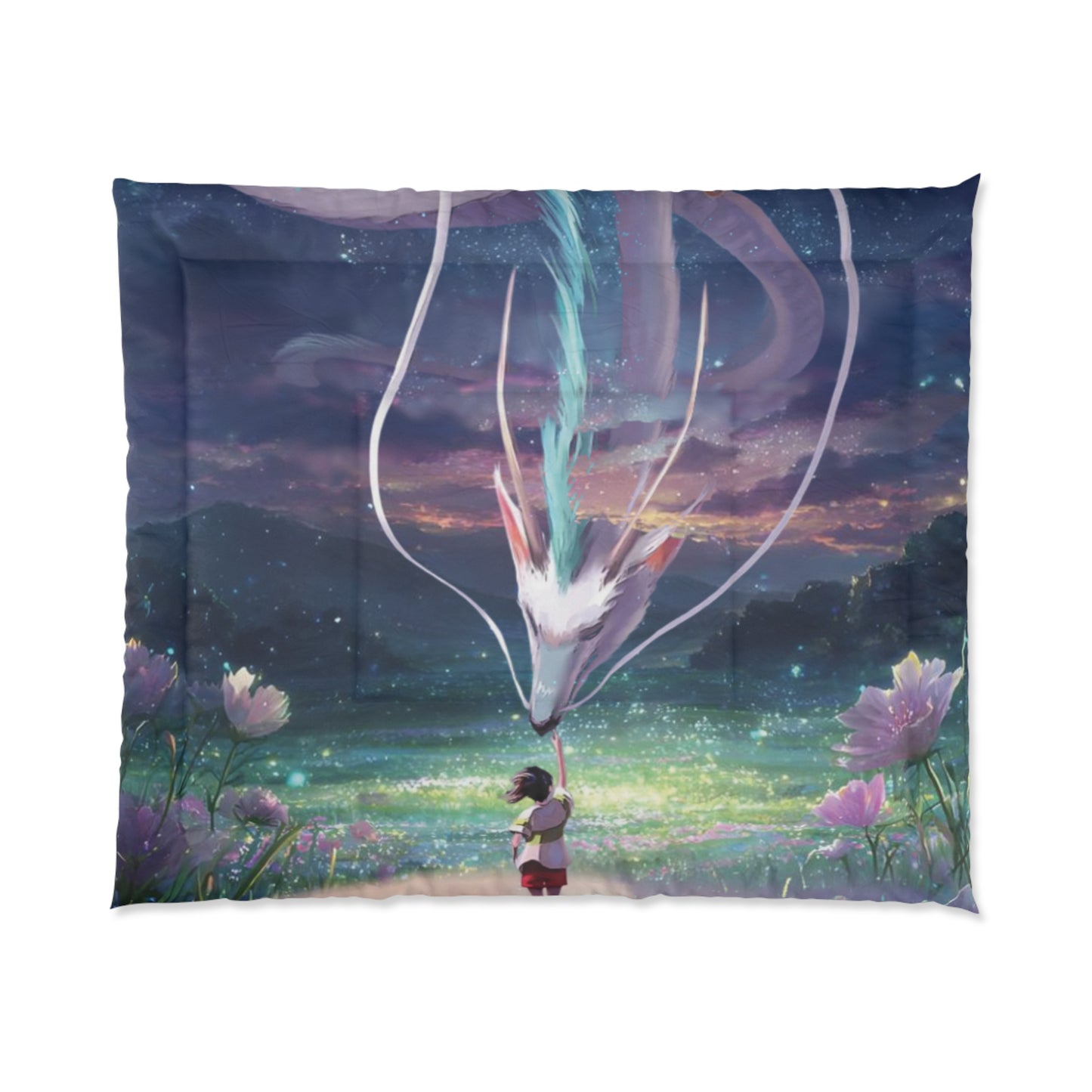Dream Spirit Comforter — Spirited Away Inspired Night Sky Bedding