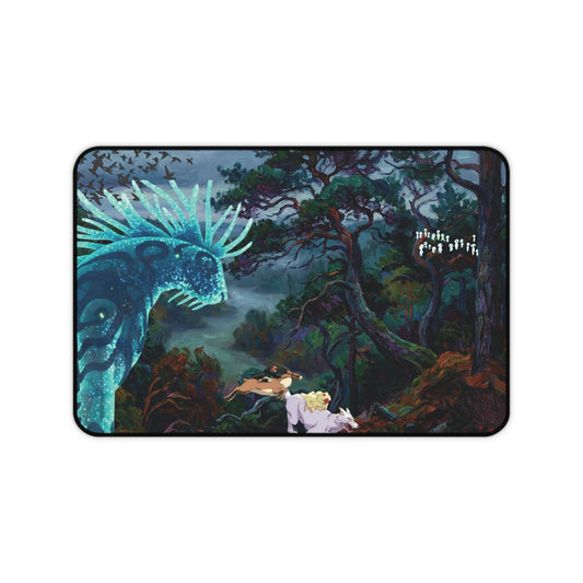 Dark Ominous Forest Desk Mat — Princess Mononoke ‘Bringer of Death’ Mouse Pad