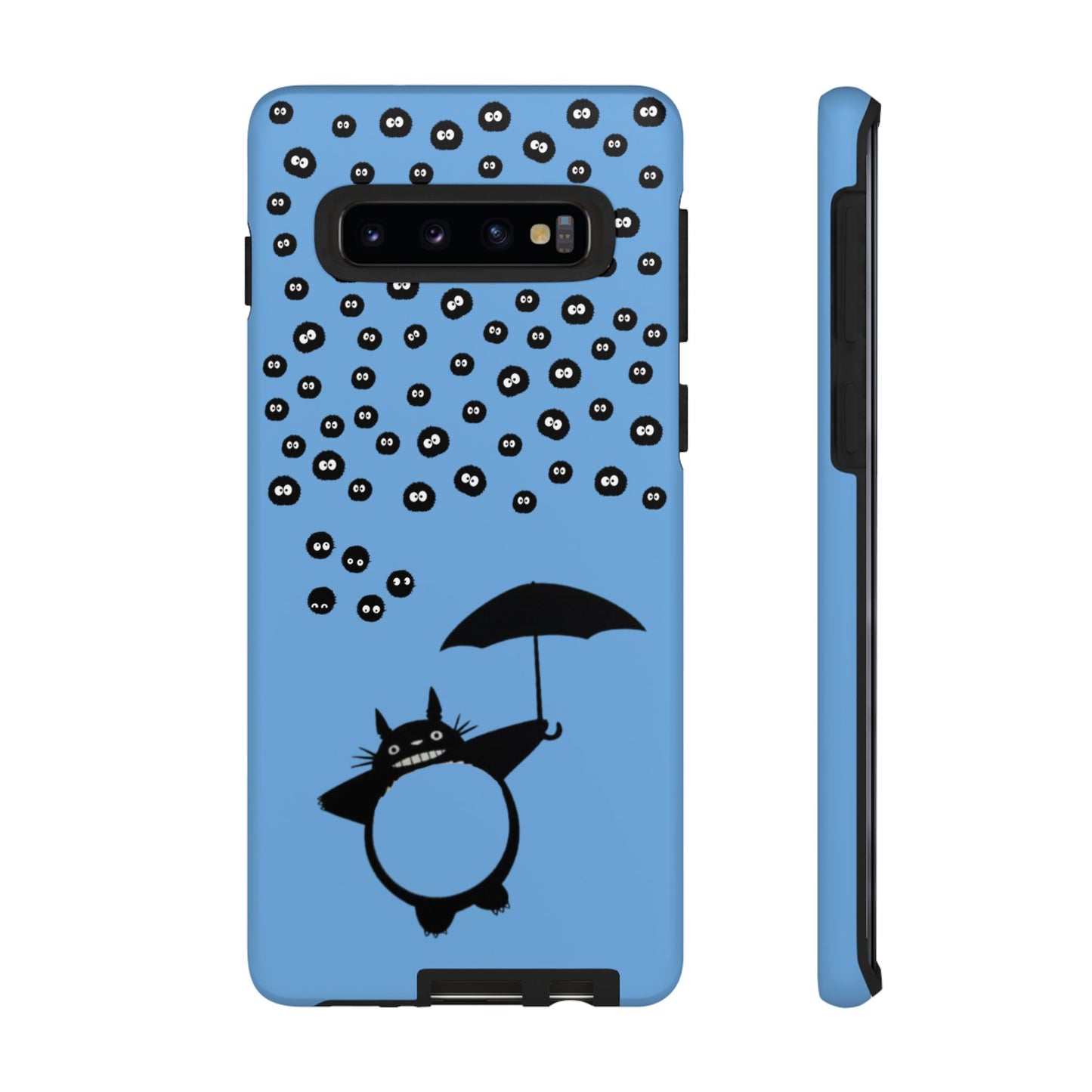 Totoro Umbrella Phone Case – Studio Ghibli-Inspired Totoro Soot Sprite Design