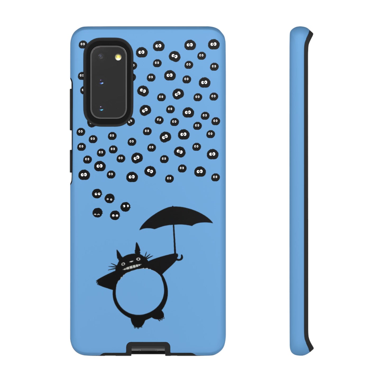 Totoro Umbrella Phone Case – Studio Ghibli-Inspired Totoro Soot Sprite Design