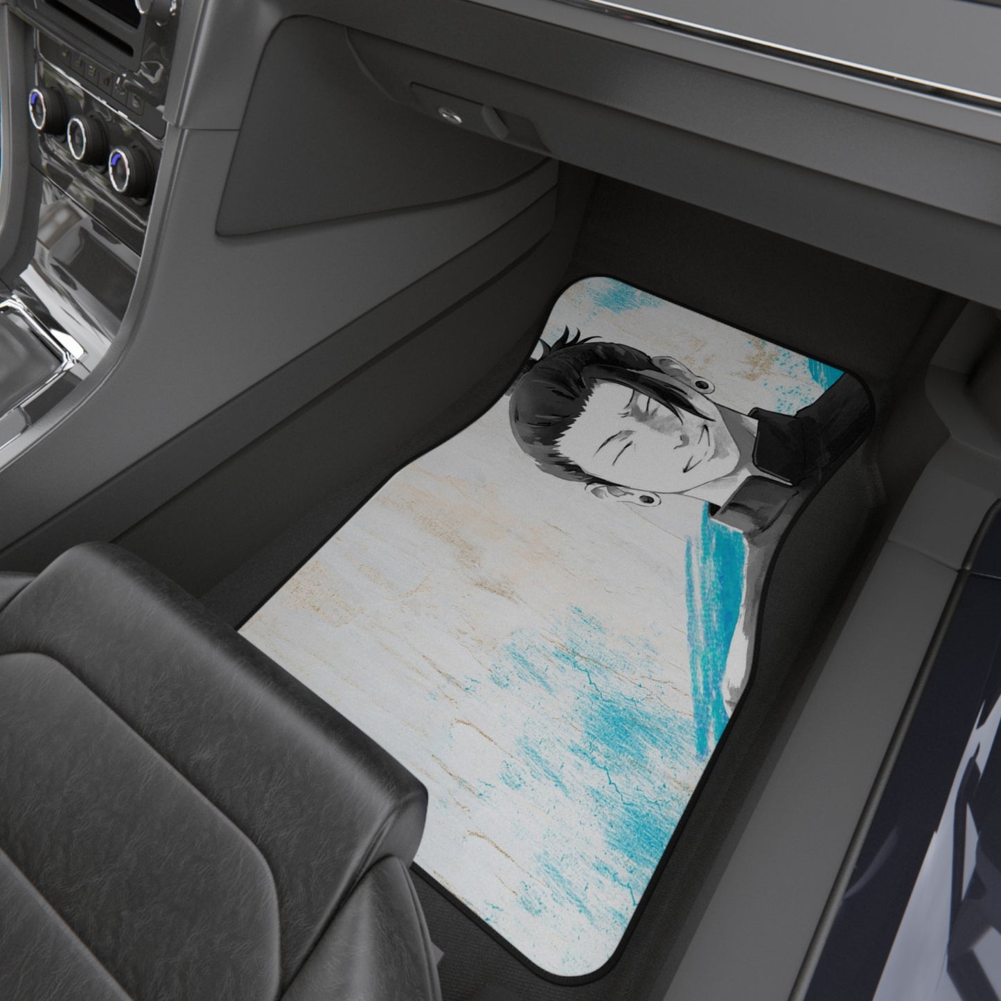 Strongest Duo -Car Floor Mats Set of 4 — Stylish Jujutsu-Inspired Character Design