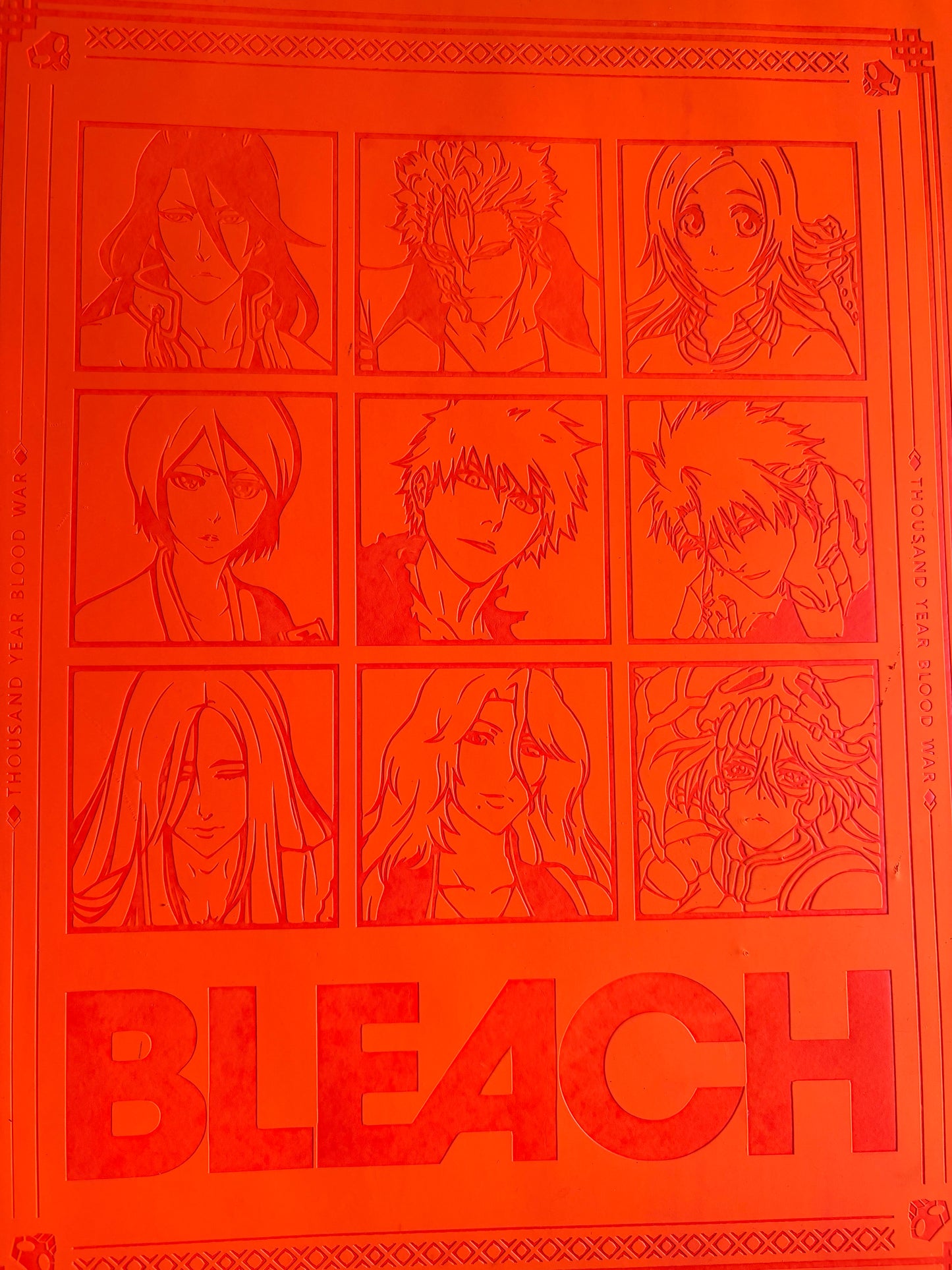 Thousand Year Blood War Bleach Binder (Laser Engraved)