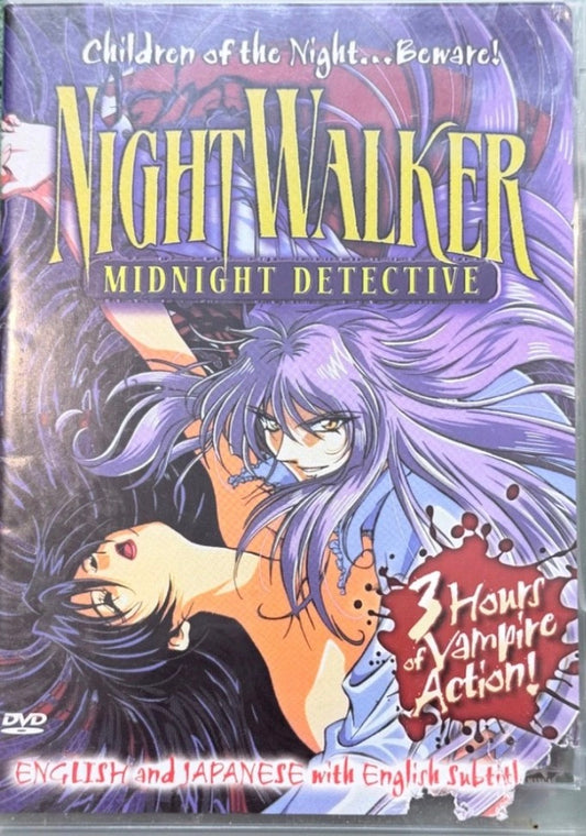 NightWalker - Vol. 1: Midnight Detective (DVD, 2001) ANIME
